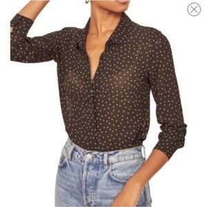 Reformation Violet Top